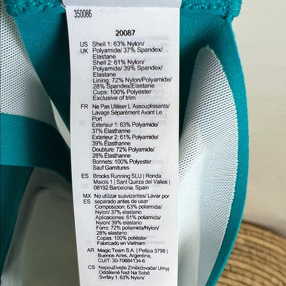 NWT Brooks Run Sports Bra Dare Scoopback 2.0 40 C/D High Impact - Picture 11 of 11